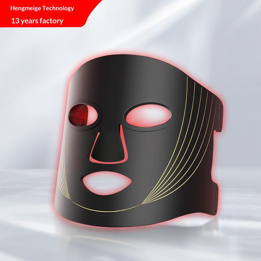 Household Silicone Red-light LED Photon Facial Beauty Mask For The Face